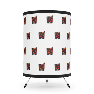 Negroni Cocktail Tripod Lamp with High-Res Printed Shade, US\CA plug