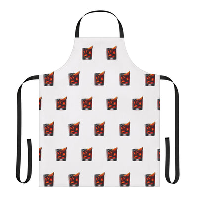 Negroni Cocktail Apron, 5-Color Straps (AOP)