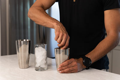 Professional Bartender Kit and Cocktail Shaker 27 Piece Kit - Bar Accessories - Mixology Bartender Kit, Barware Kit Including Wooden Muddler, Jigger, Strainers and Martini Tool, Canvas Carrying Bag