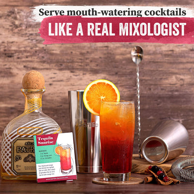 Barillio Bartender Bag Travel Bartender Kit Bag with Bar Tools | Professional 17-Piece, with Portable Waxed Canvas Bag Including Shoulder Strap for Easy Carry | Travel Cocktail Set……