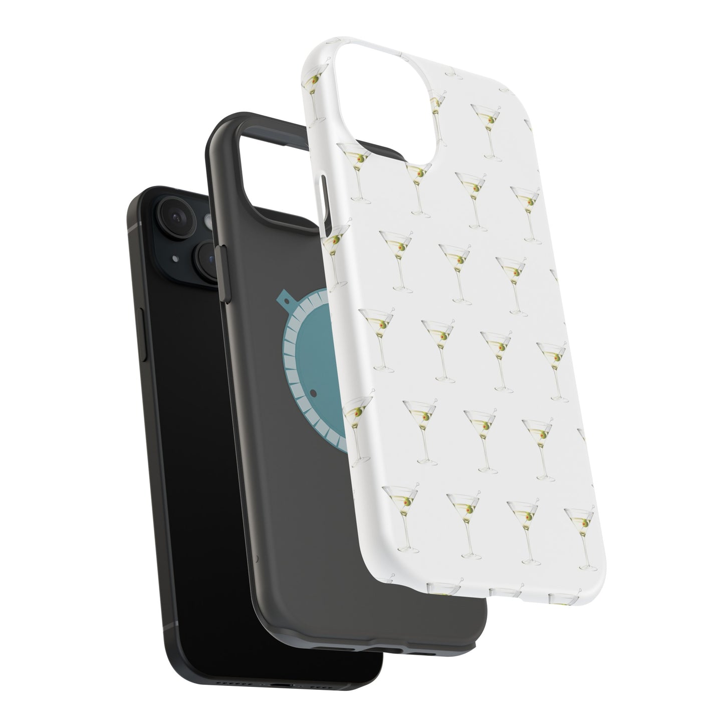 Martini Cocktail Magnetic Tough iPhone Cases