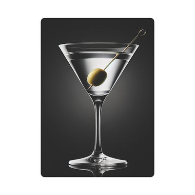 Martini Cocktail Poker Cards