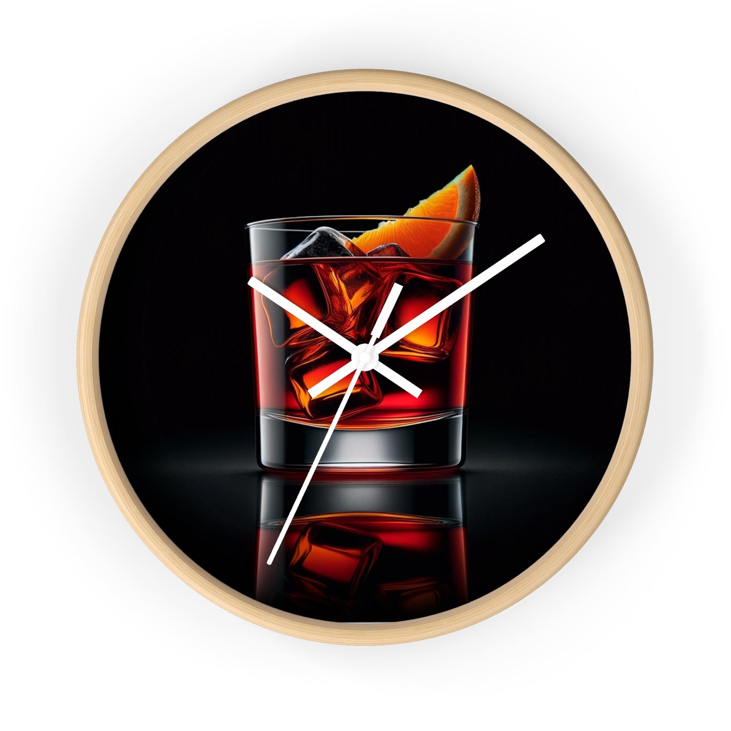 Negroni Cocktail Wall Clock