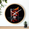 Negroni Cocktail Wall Clock