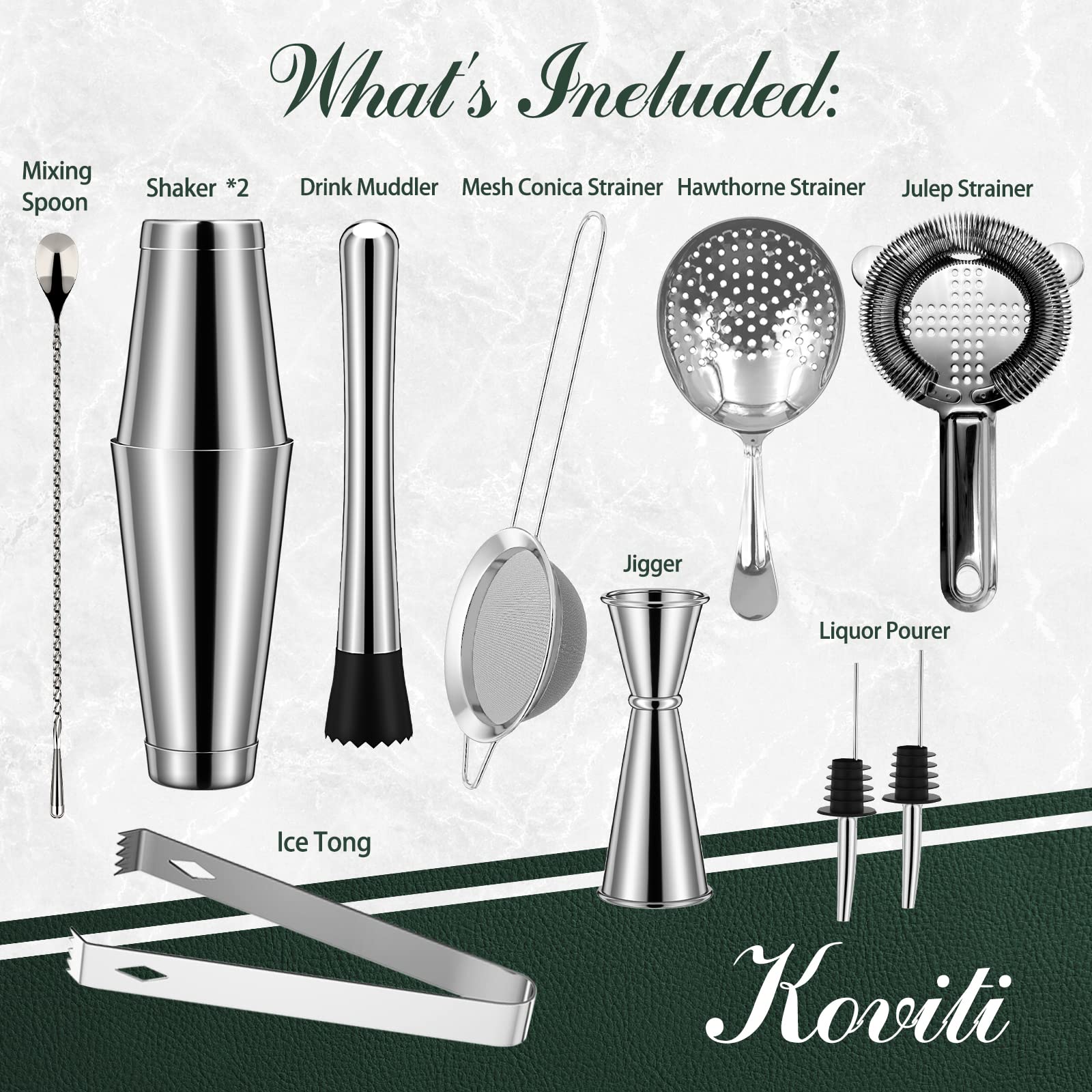 Koviti Cocktail Shaker - Thumbnail 3